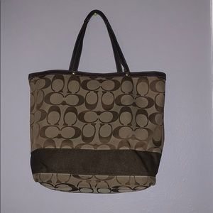 Large Reversible Coach Tote